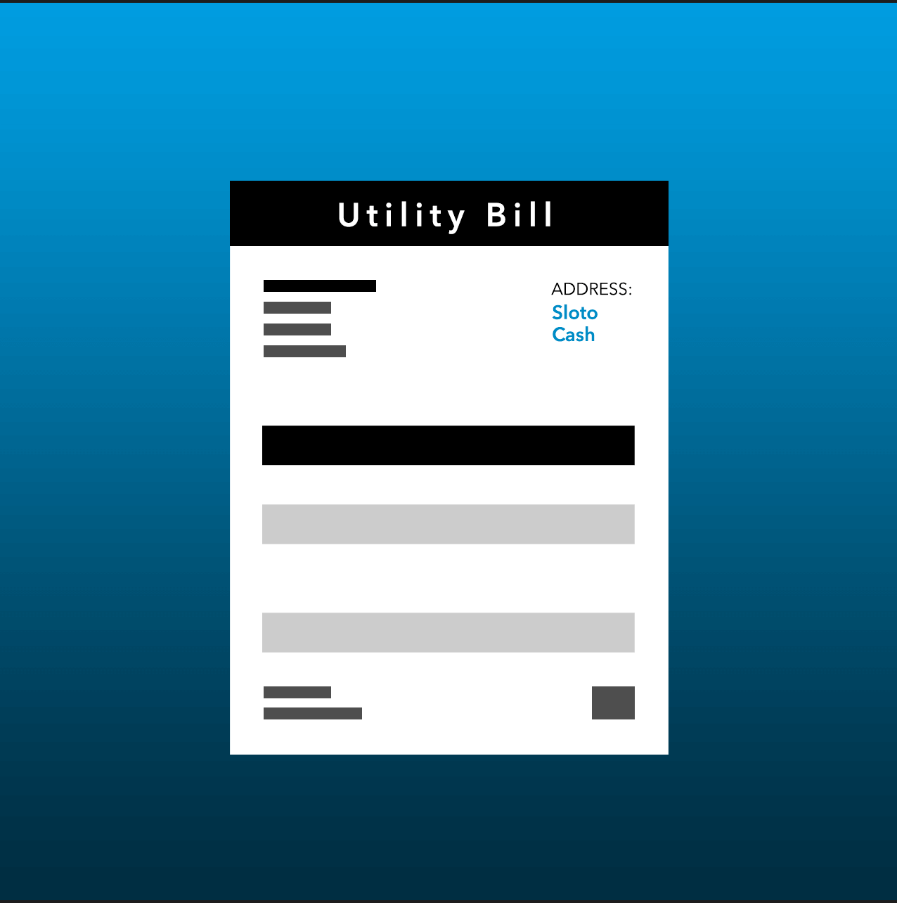 utility bill