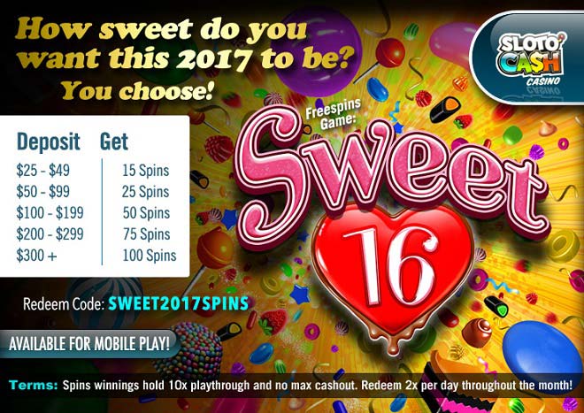 Sloto'Cash Free Spins